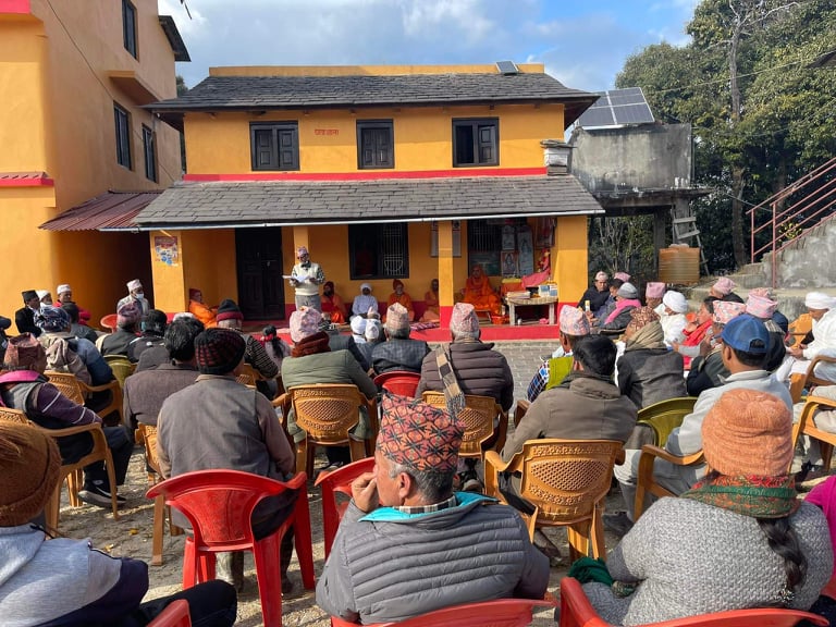 संस्कृत पाठशाला सञ्चालन गर्न बिहुँ रामकोटमा धार्मिक महोत्वस हुँदै
