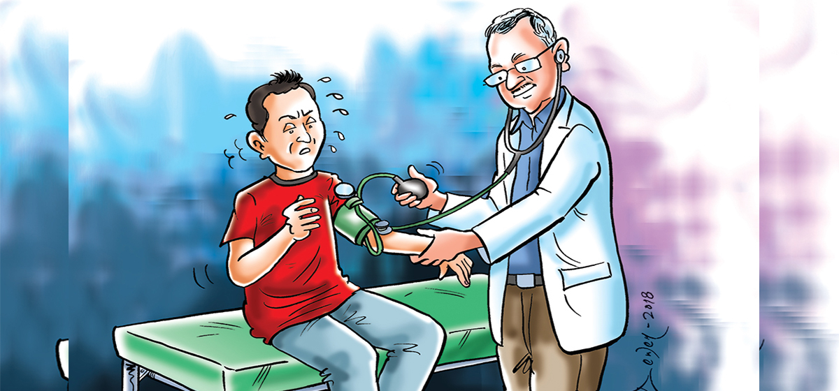 तीस वर्ष नपुगेका युवामा पनि उच्च रक्तचाप !