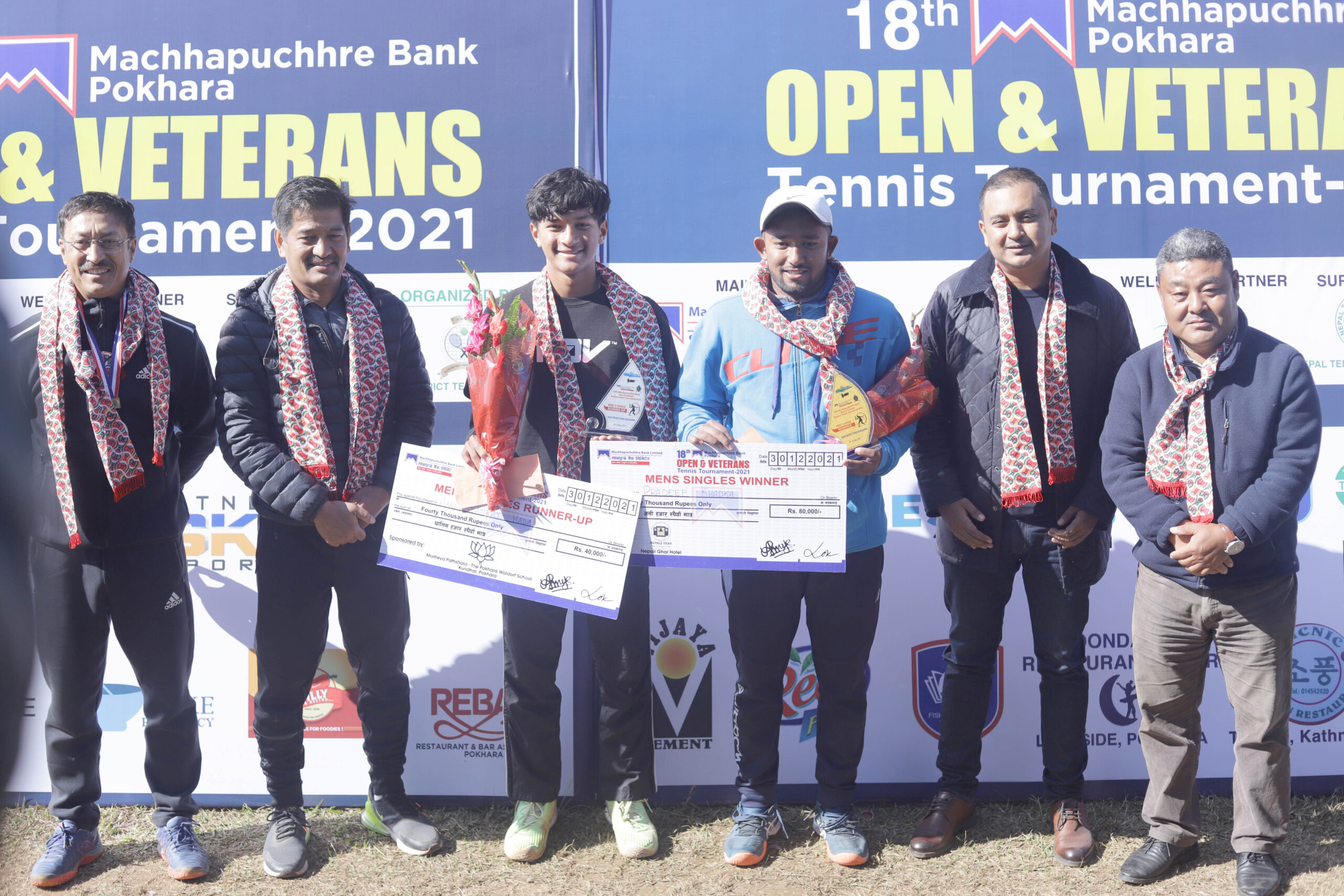 ओपन टेनिस उपाधि पोखराका प्रदीपलाई 