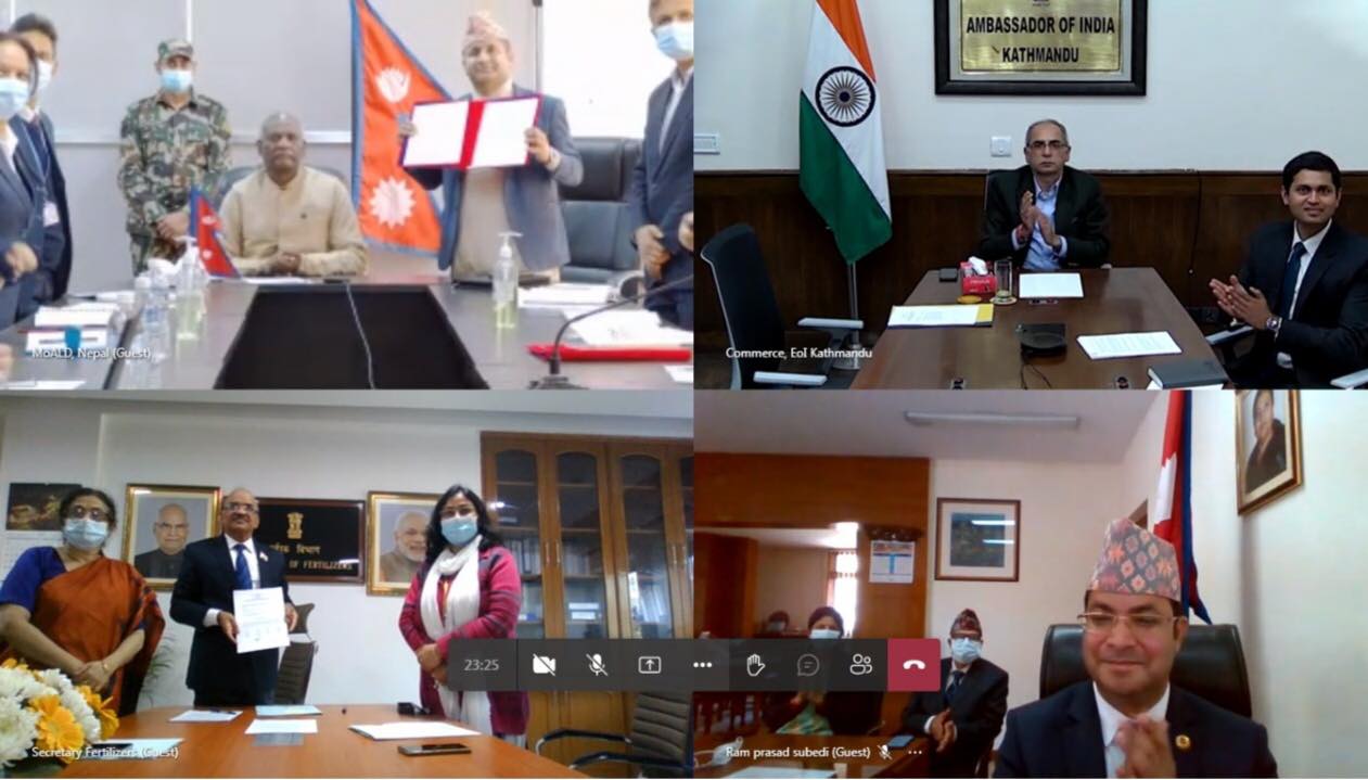 जिटुजीमार्फत भारतबाट मल आपूर्ति गर्ने समझदारी-पत्रमा हस्ताक्षर