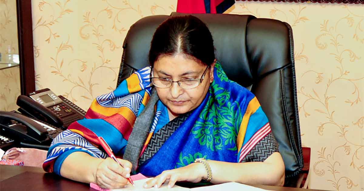 सोनाम ल्होसारले राष्ट्रिय एकतालाई सुदृढ बनाउँछ: राष्ट्रपति