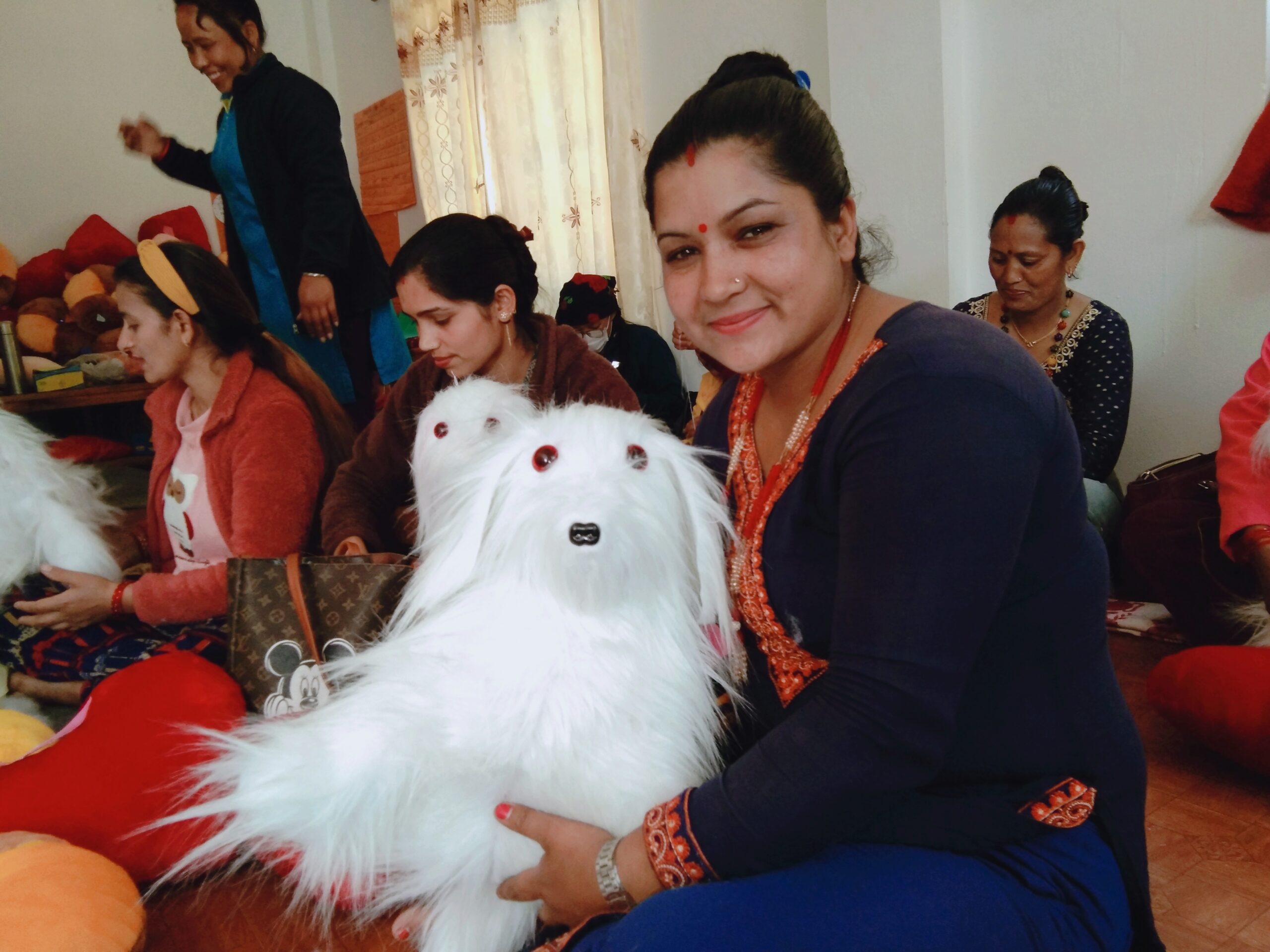 गलकोट नगरले महिलालाई दियो कुसन र डल बनाउने तालिम