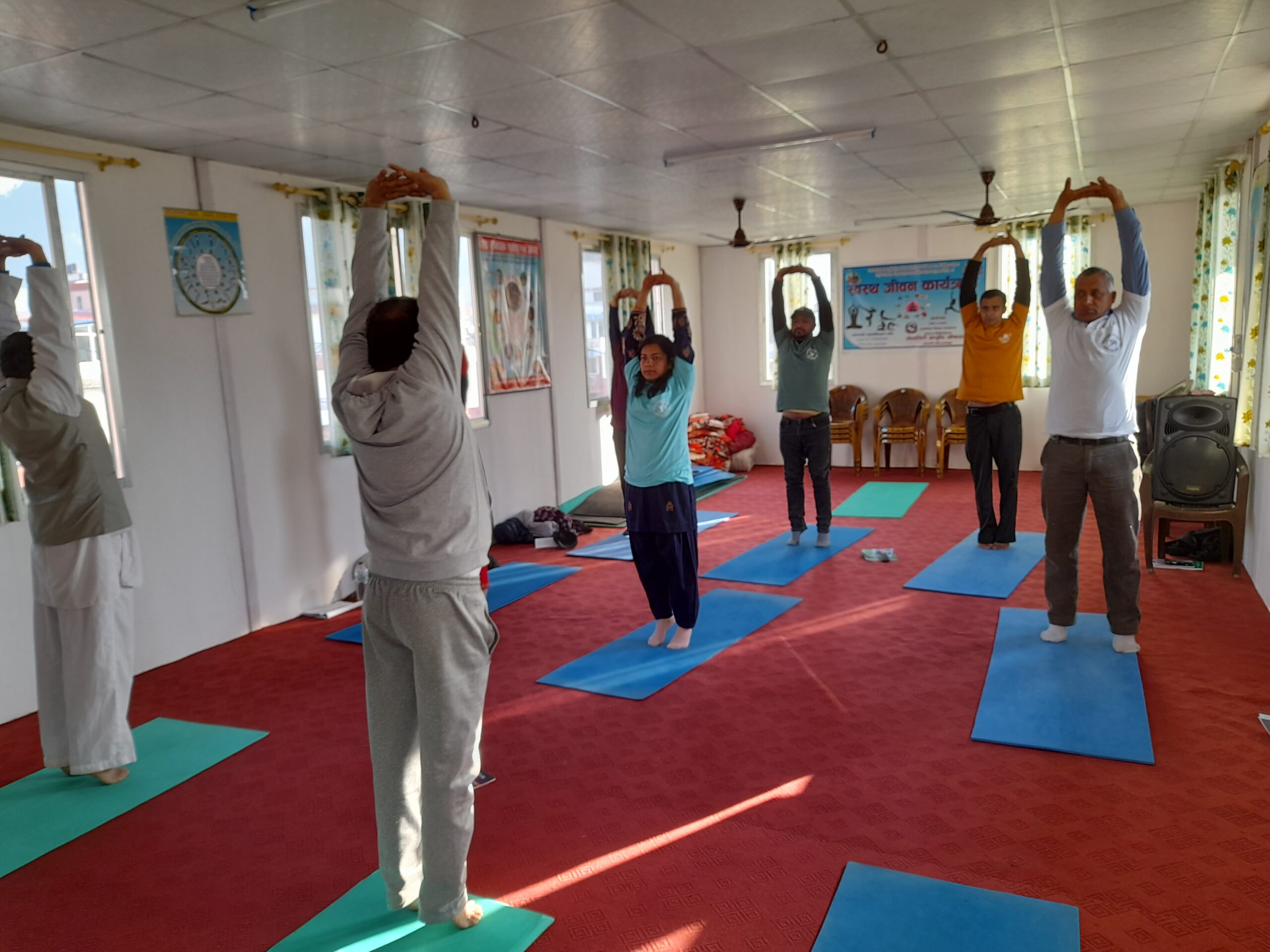 बागलुङमा विद्यालय आयुर्वेद-योग शिक्षा कार्यक्रम सुरु