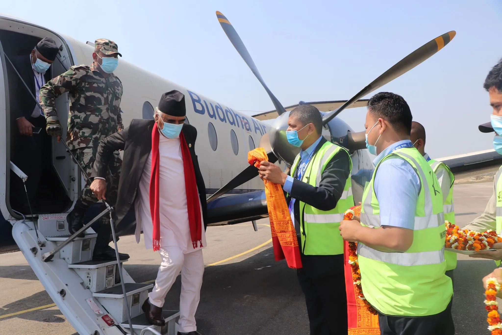 गण्डकीका मुख्यमन्त्रीलाई मदेश प्रदेशमा स्वागत