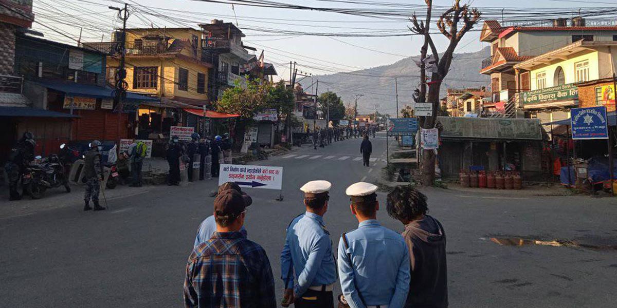 लमजुङको सिउँडीबार क्षेत्रमा कर्फ्यु जारी