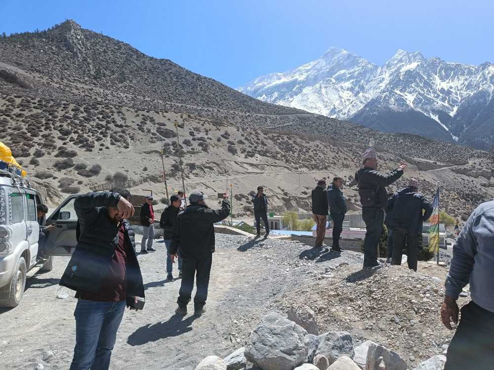 माटोको सहर लोमान्थाङमा पर्यटक बढे
