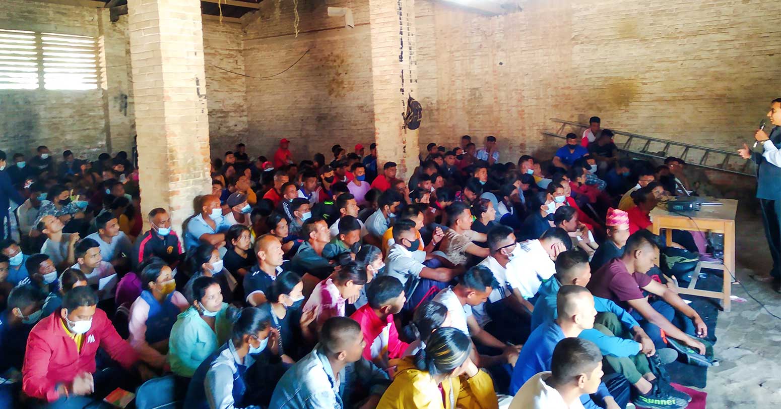 देशभित्रै उद्यमशील बनाउन म्यादी प्रहरीलाई परामर्श तालिम