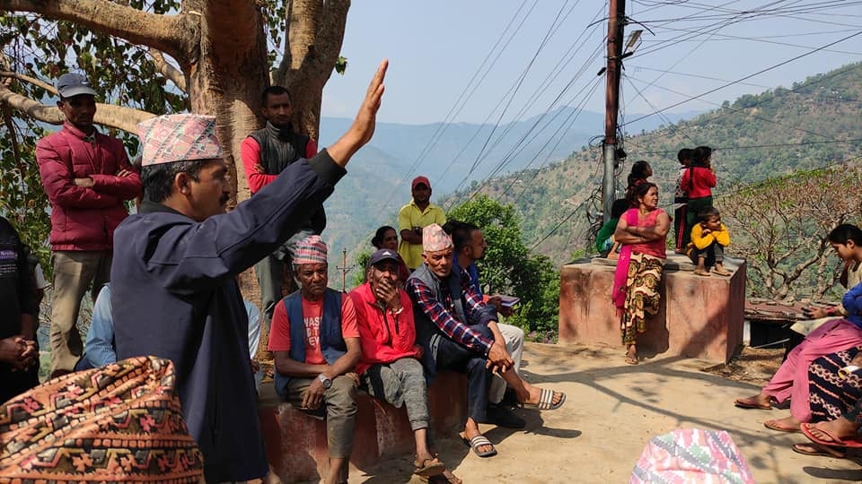 जनताका दुख बुझ्न एमाले–राप्रपा गठबन्धनको घरदैलो अभियान