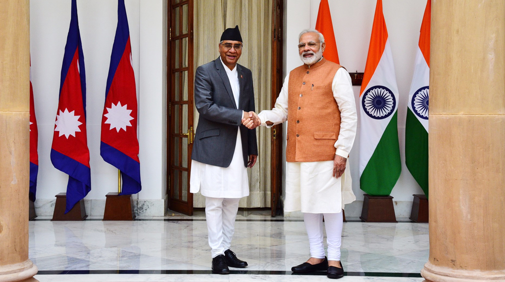 लुम्बिनीमा भेट्दैछन् प्रधानमन्त्री देउवा र मोदी