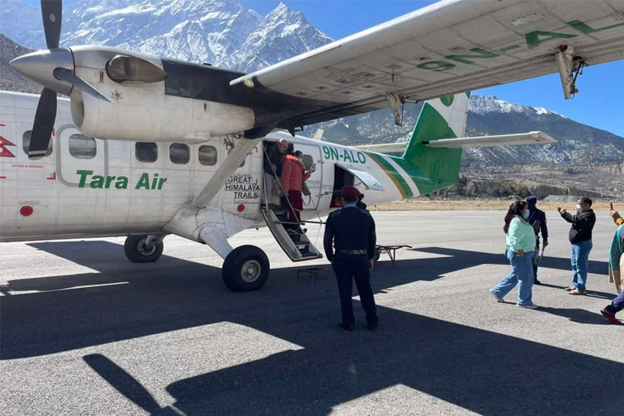 प्रतिकुल मौसमका कारण तारा जहाजको खोजी कार्य स्थगित