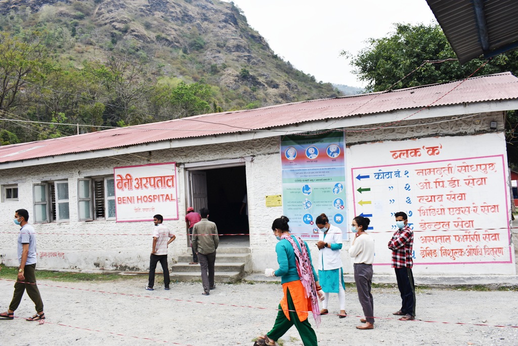 परियोजना सकिँदा बेनी अस्पतालको सेवा प्रभावित