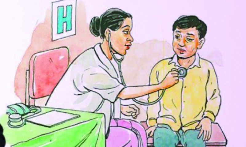म्याग्दीको दिच्याम र दुखुमा स्वास्थ्य एकाइ