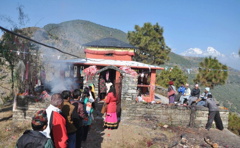 प्रसिद्ध भैरवस्थानमा हरेलो मेला