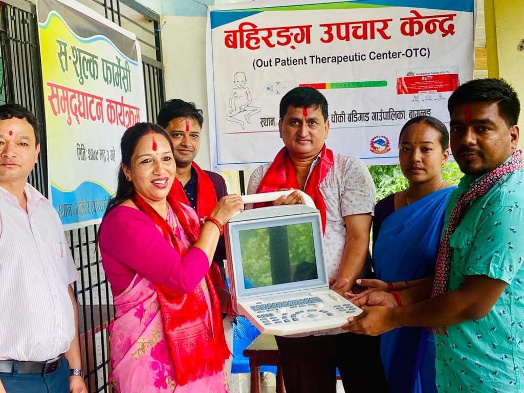बडिगाडमा पहिलोपटक भिडियो एक्स–रे र ईसीजी