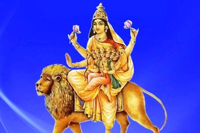 बडादशैँको पाँचौँ दिन आज स्कन्दमाताको पूजा आराधना गरिँदै