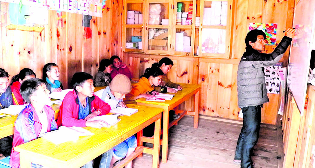 गोरखाको चुमनुब्री गाउँपालिकामा तिब्बती भाषा संस्कृतिको पढाइ सुरु
