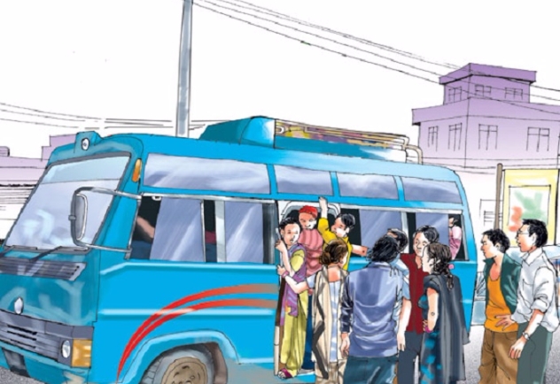 बानपामा चल्ने सवारी भाडामा १० प्रतिशत छुट