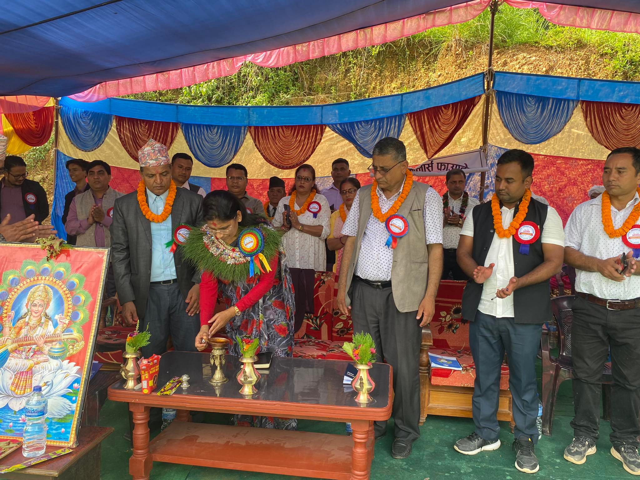 स्याङ्जामा हुने भयो फार्मेसीको पढाइ, पूर्वमन्त्री अर्यालले गरिन् उद्घाटन