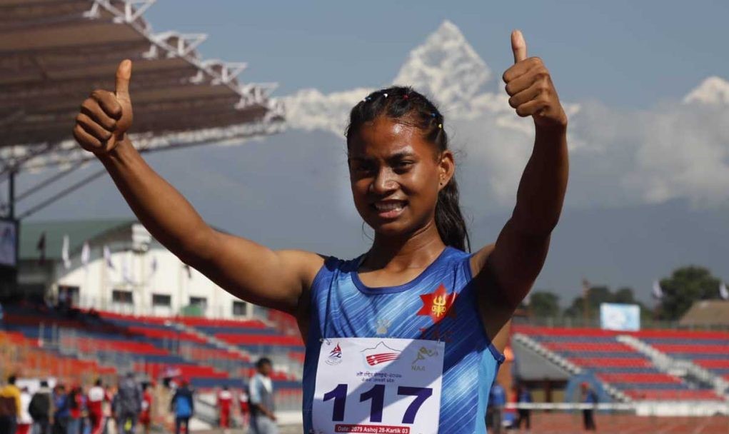 ४०० मिटर हर्डल्समा जयरानीले जितिन् स्वर्ण