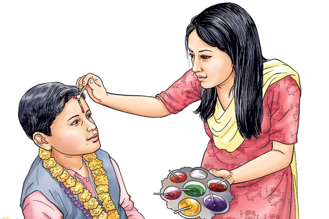 आज भाइटीका, टिकाको साइत ११ बजेर ३७ मिनेटमा