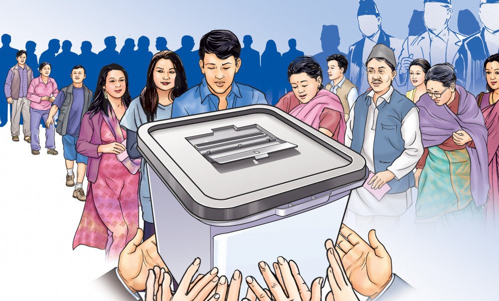 पर्वतमा मतगणनाको तयारी हुँदै