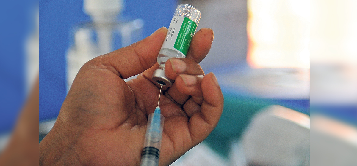 करिब ५० लाख मात्रा कोरोनाविरुद्धको खोप मौज्दात