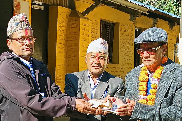 चौरासीमा खर्च हुने रकम विद्यालयलाई