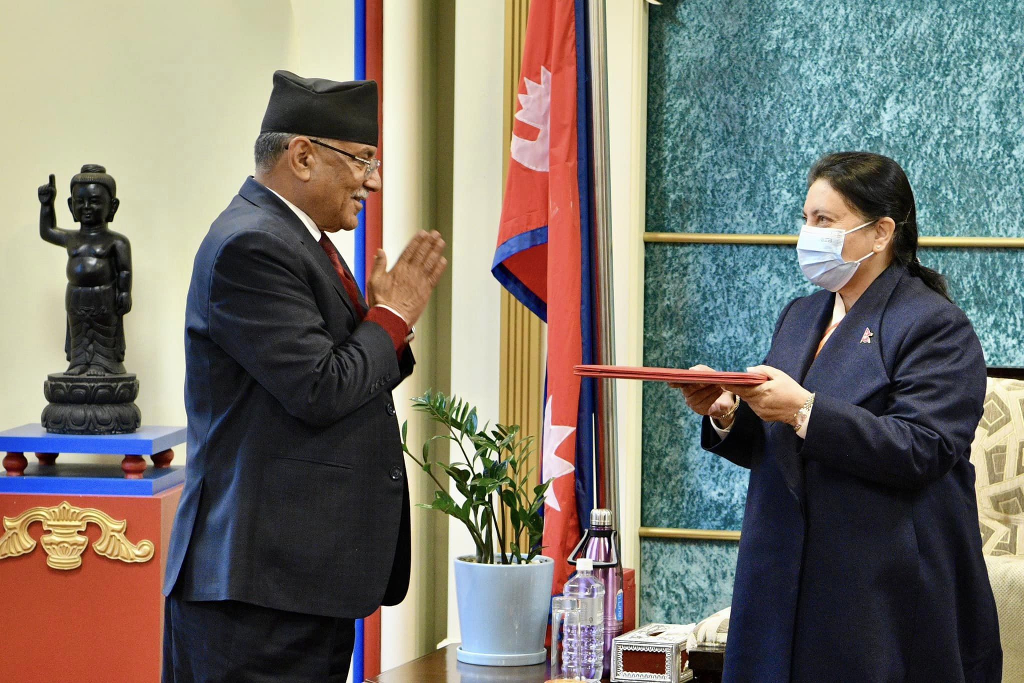 प्रचण्ड प्रधानमन्त्री नियुक्त