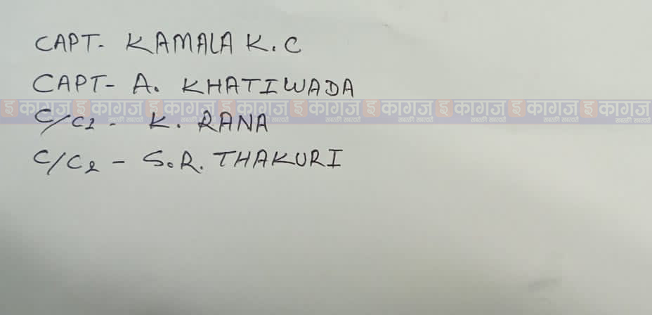 को–को थिए दुर्घटनाग्रस्त विमानमा (सूचीसहित)