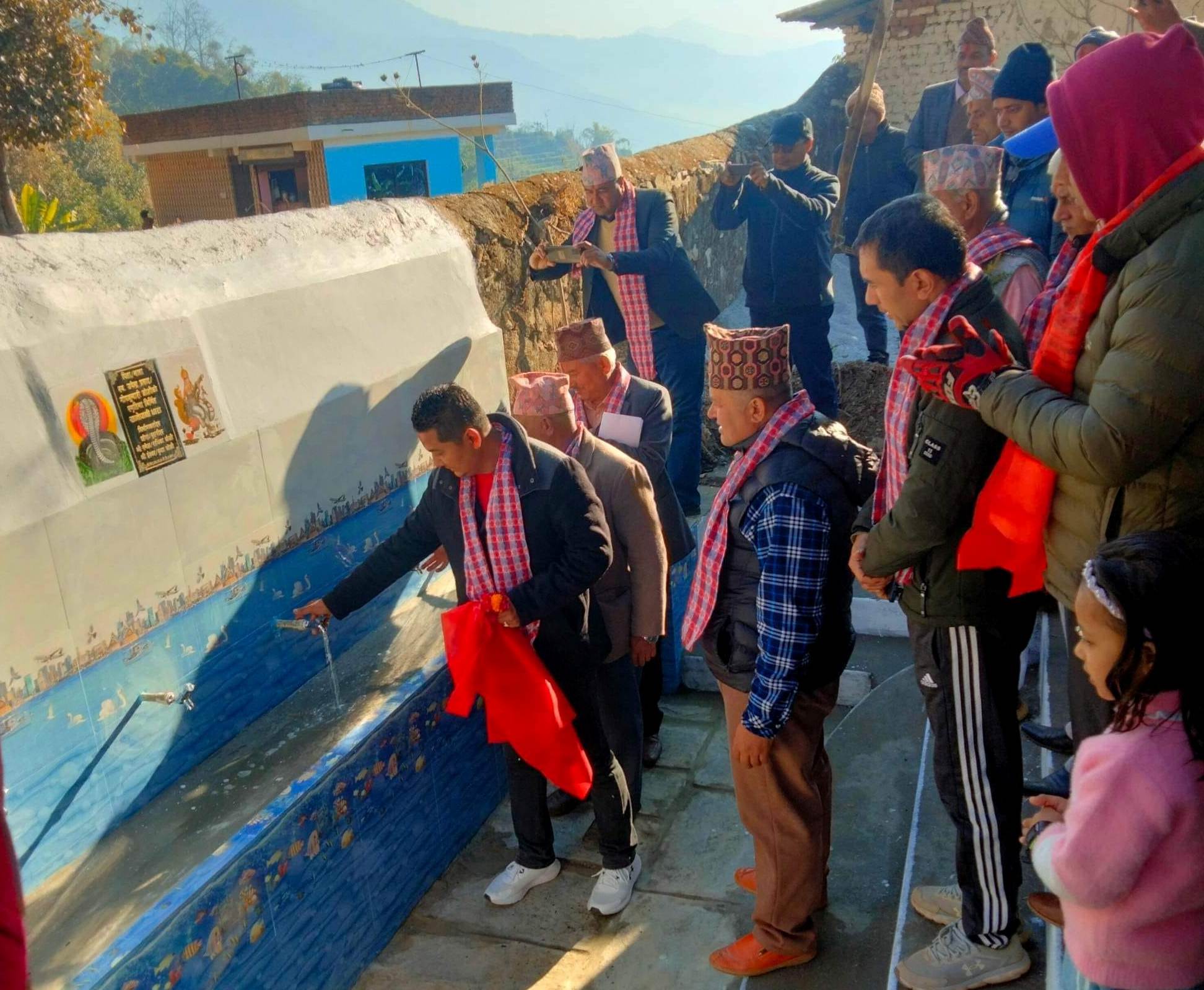 आफन्तको स्मृतिमा मुलपानी माबिमा बालमैत्री धारा निर्माण