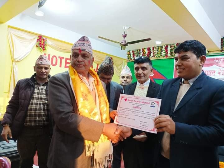रेडक्रस बागलुङको सभापतिमा आचार्य चयन