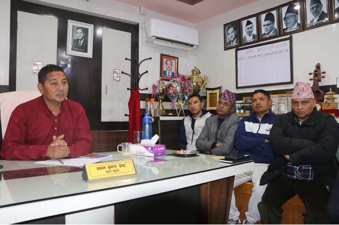 नगरस्तरीय राष्ट्रपति कपमा खेलाडीलाई दैनिक १ सय खाजा खर्च