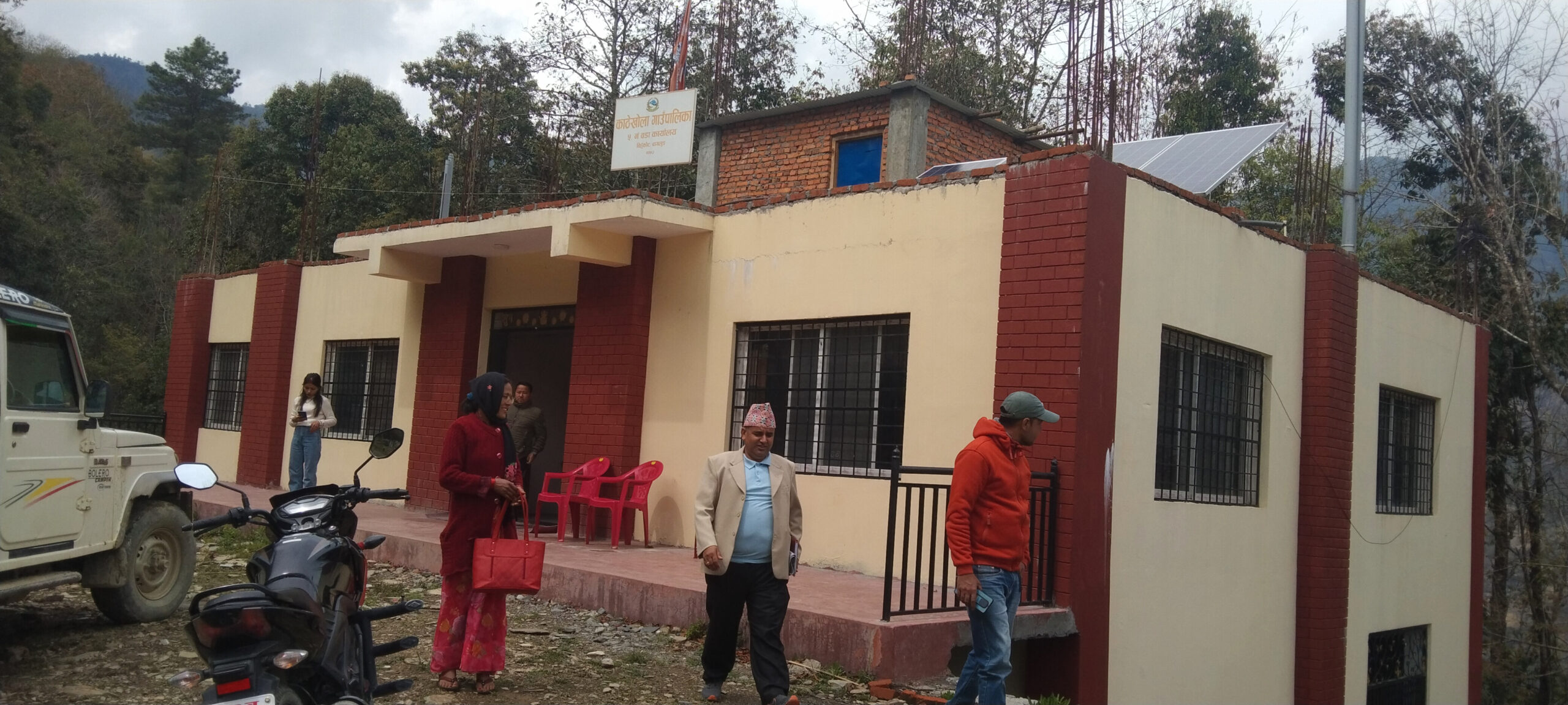 बिहुँको प्रशासनिक भवन अधुरै
