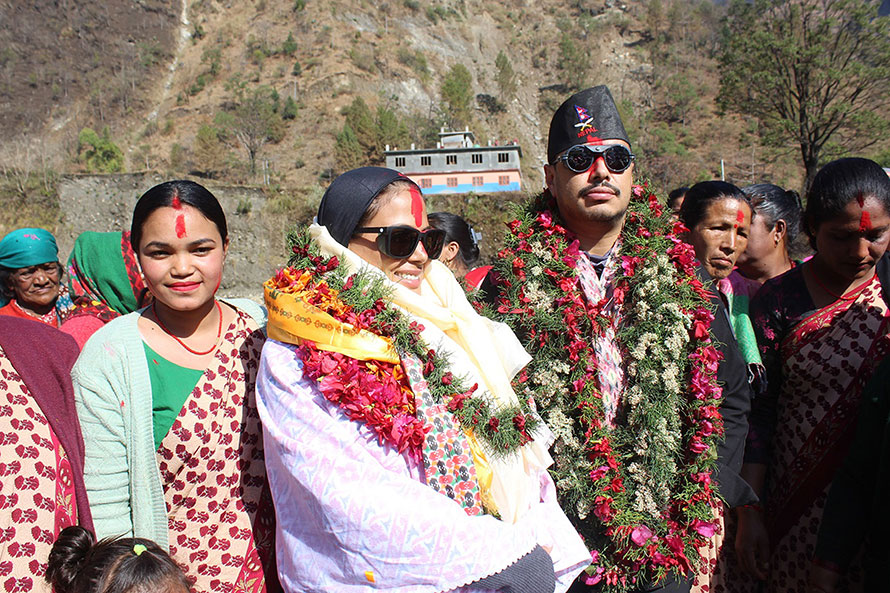 अन्नपूर्ण प्रथम हिमाल आरोहण गर्न कतारी राजकुमारी अल्थानी म्याग्दीमा
