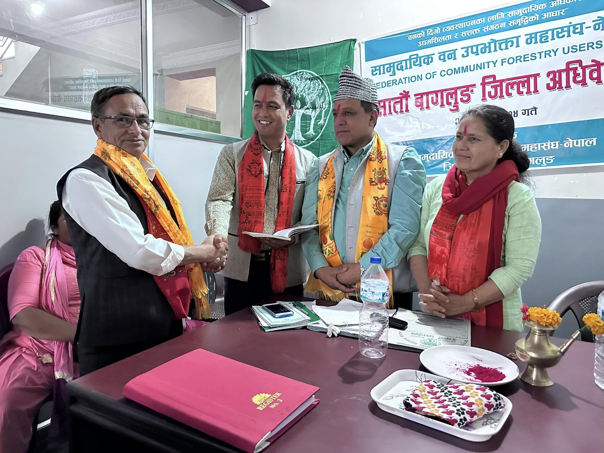 सामुदायिक वन उपभोक्ता महासंघ बागलुङको अध्यक्षमा कार्की