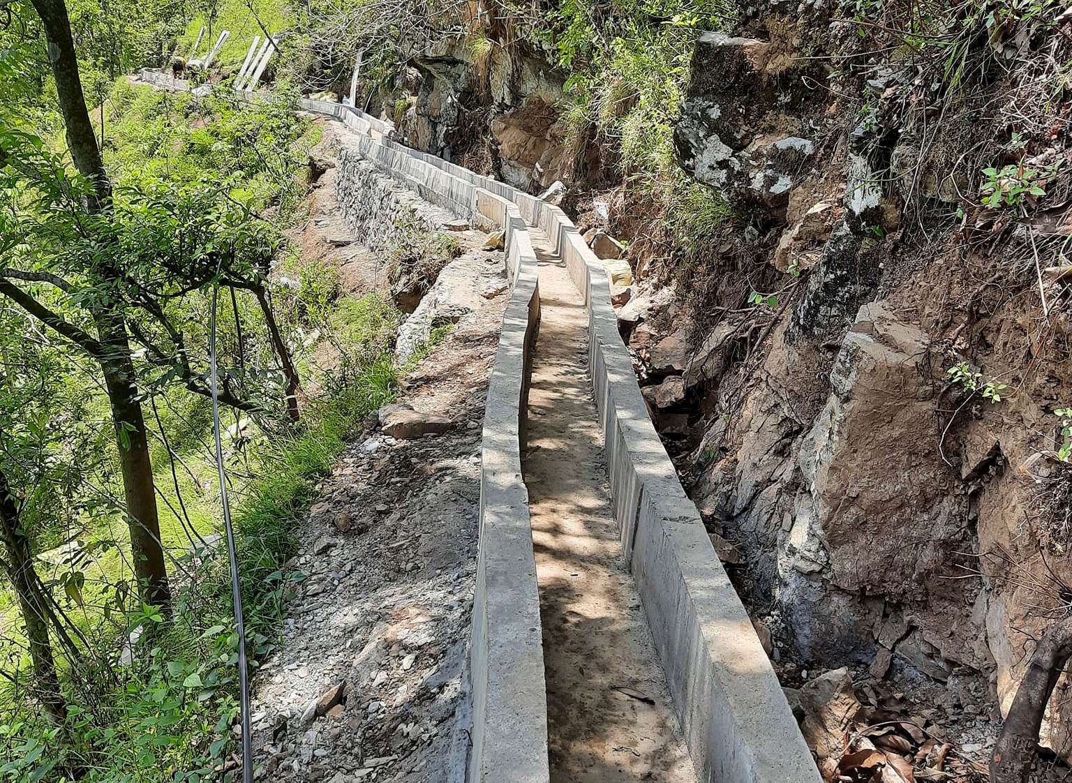 घट्टेखोला सिँचाइ आयोजनाले कुहुँको फाँट हराभरा