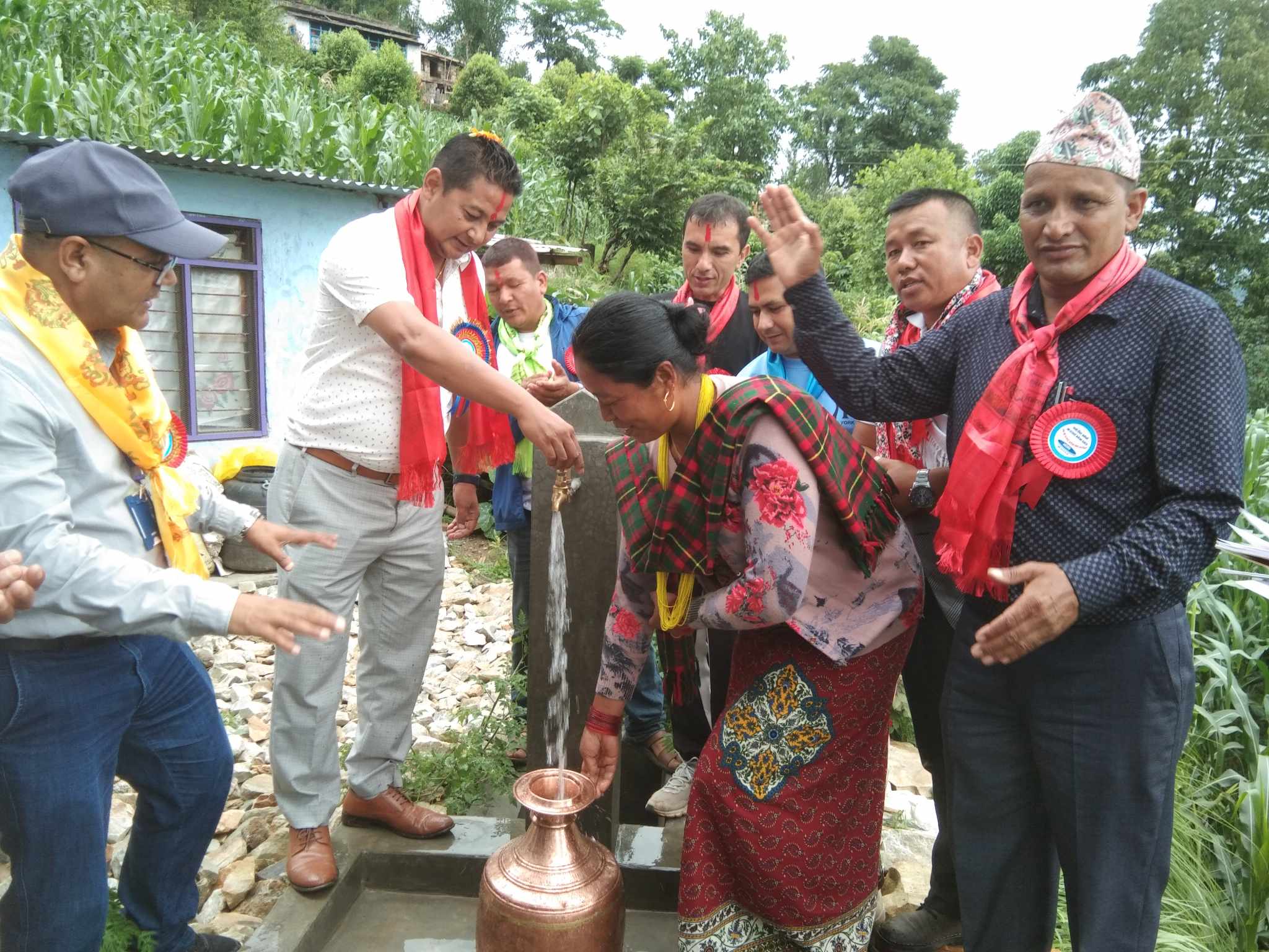 लमगाउँमा लिफ्ट प्रविधिको खानेपानी