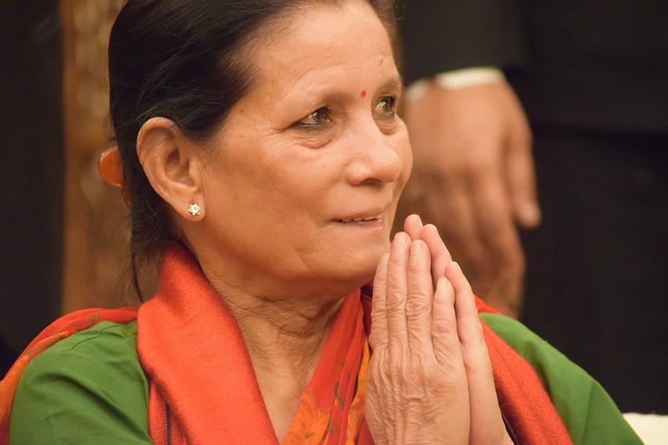 प्रधानमन्त्री पत्नी सीता दाहालको निधन