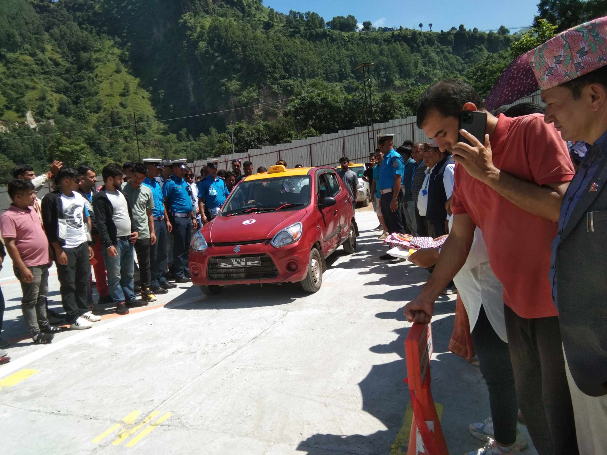 चारपाङग्रे सवारीको लाइसेन्स प्रयोगात्मक परीक्षा बागलुङमै