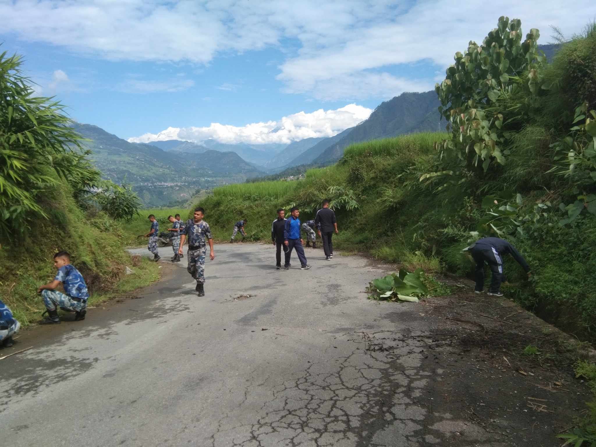 बानपाको नगर सफाइ अभियान