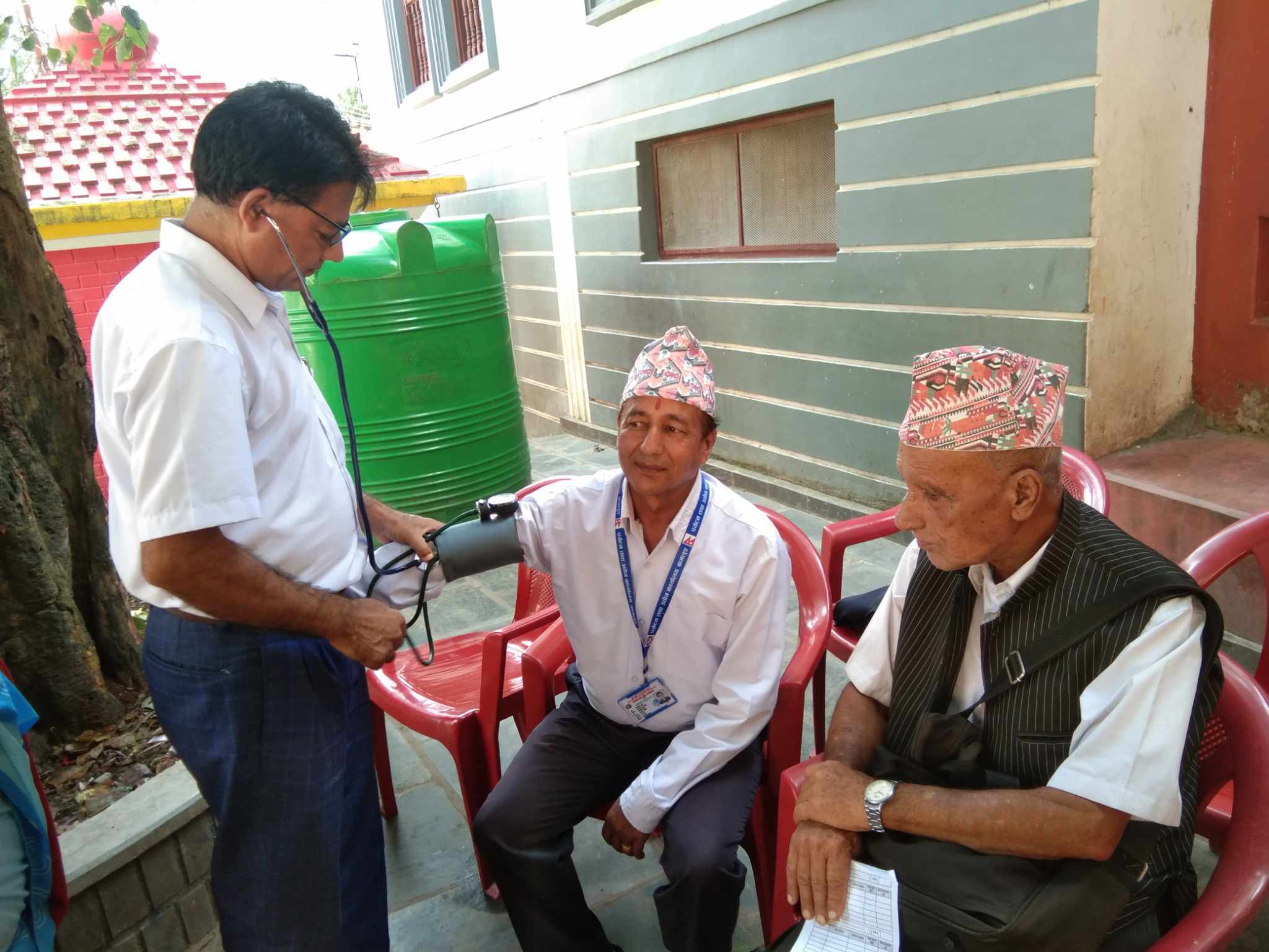 जेष्ठ नागरिकको निशुल्क स्वास्थ्य परीक्षण