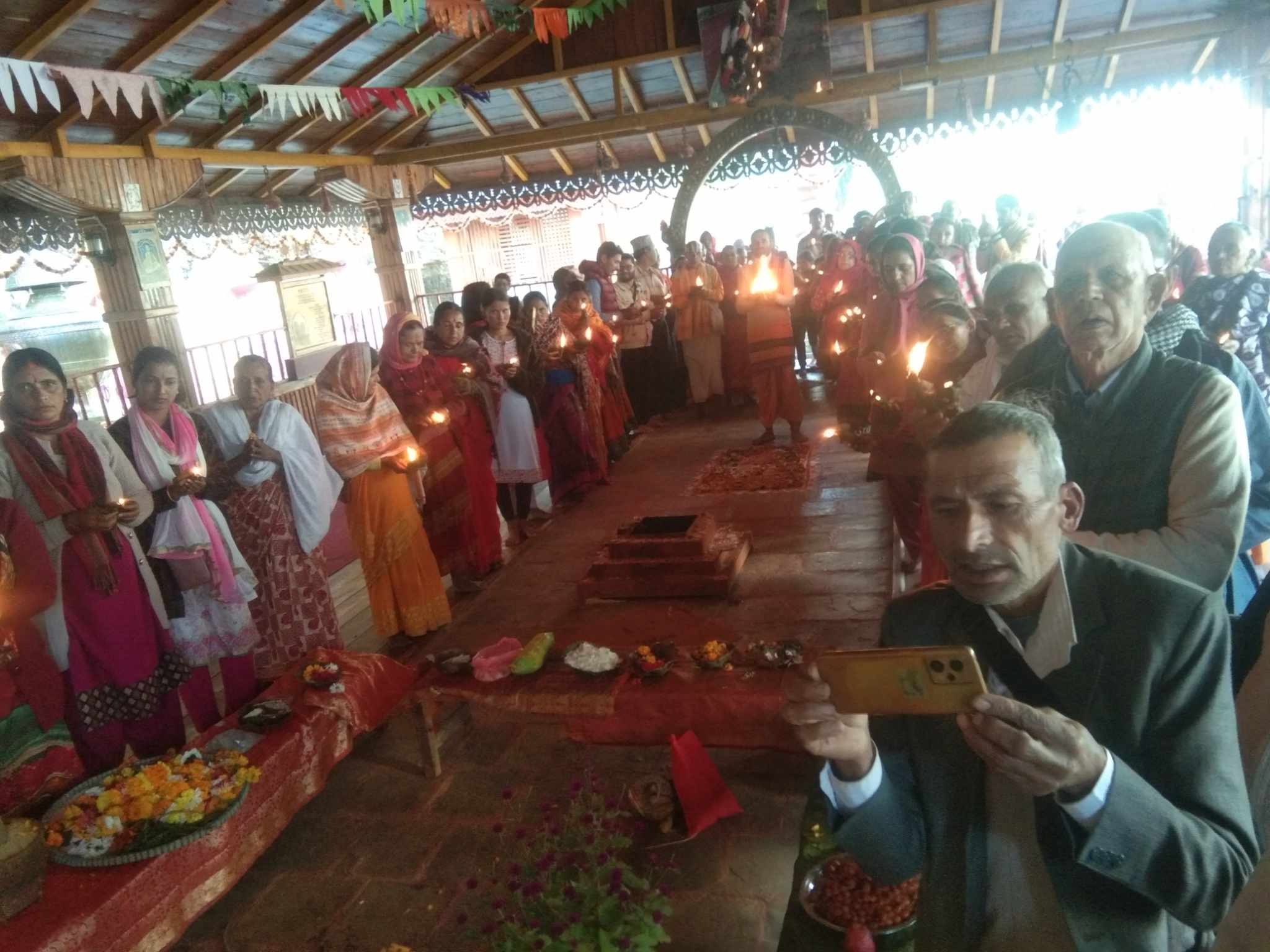 रंगवेंकटेश्वर मुक्तीनारायण मन्दिरमा सामुहिक महाभोग