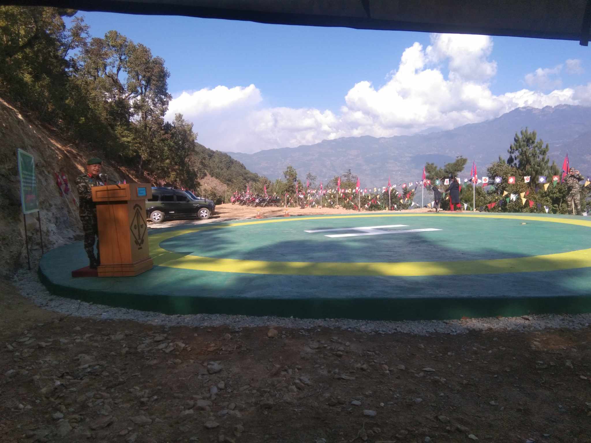 पञ्चकोटमा पक्की हेलीप्याड