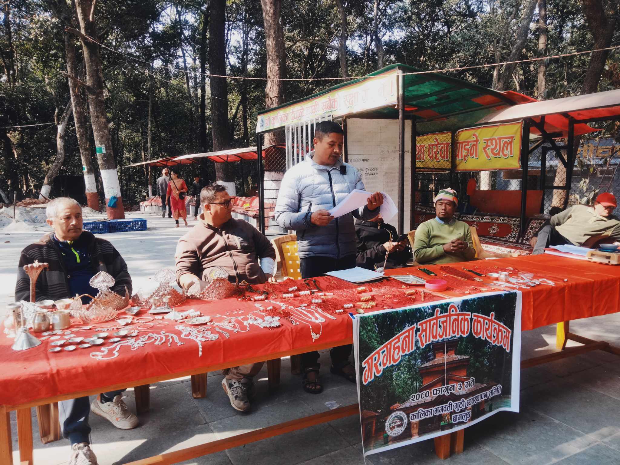 २०७८ कात्तिकदेखि कालिका मन्दिरमा चढेका गहना सार्वजनिक