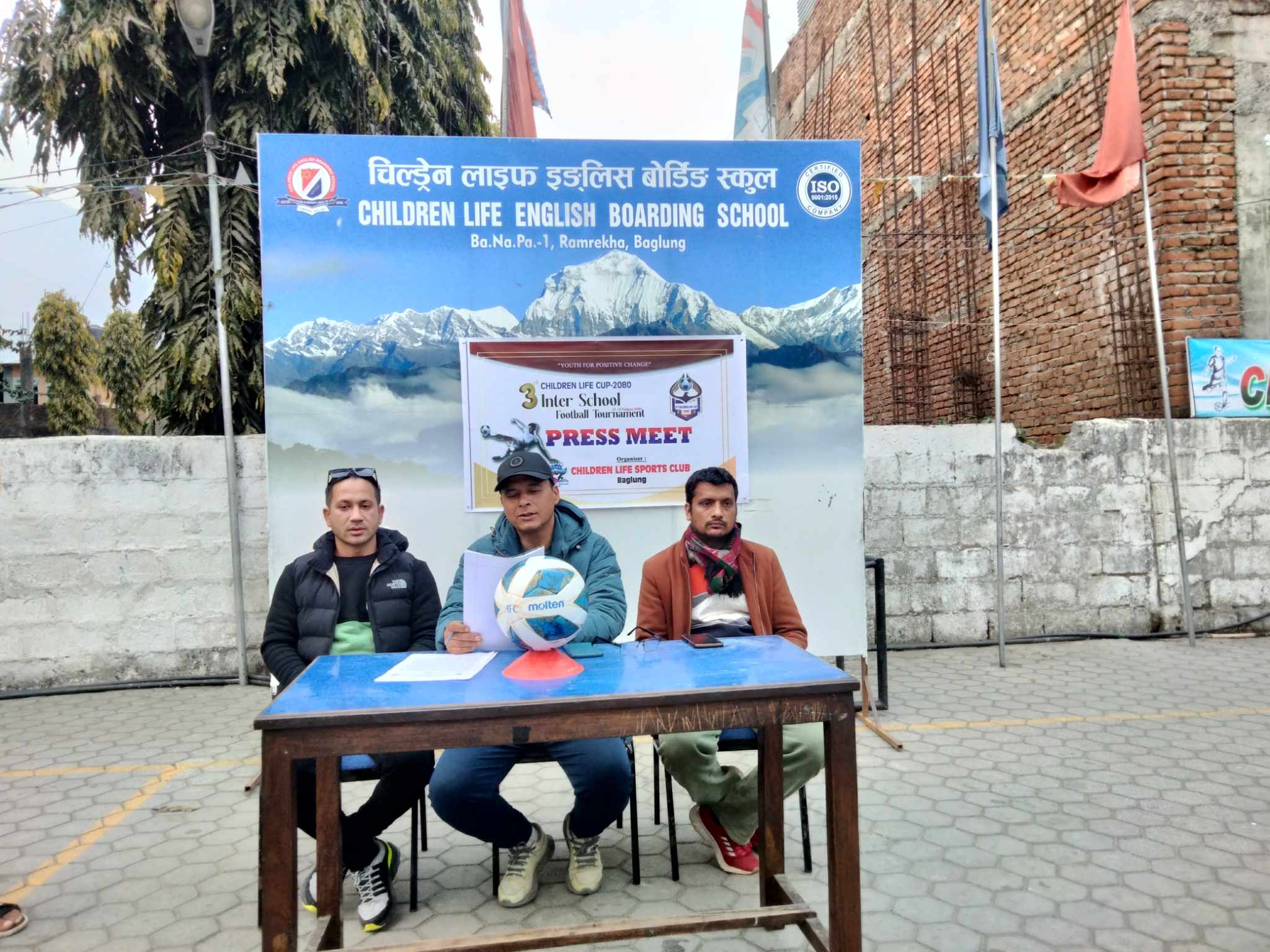 तेस्रो चिल्ड्रेन लाईफ कप फुटबलको तयारी पुरा