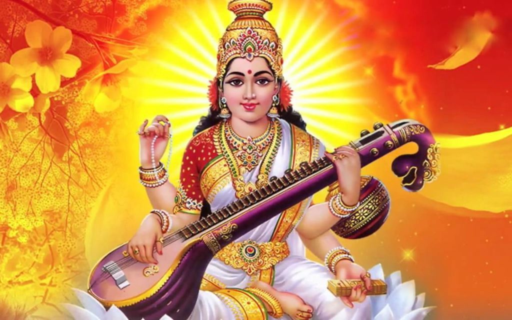 श्रीपञ्चमीमा विद्याकी देवी सरस्वतीको पूजाआराधना गरिँदै