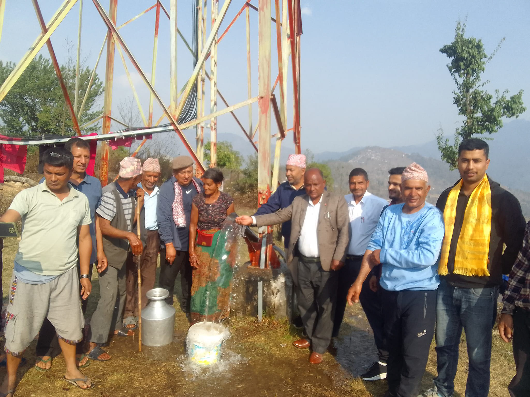पर्वतको पुर्काेट र लुप्राङमा खानेपानी सुविधा