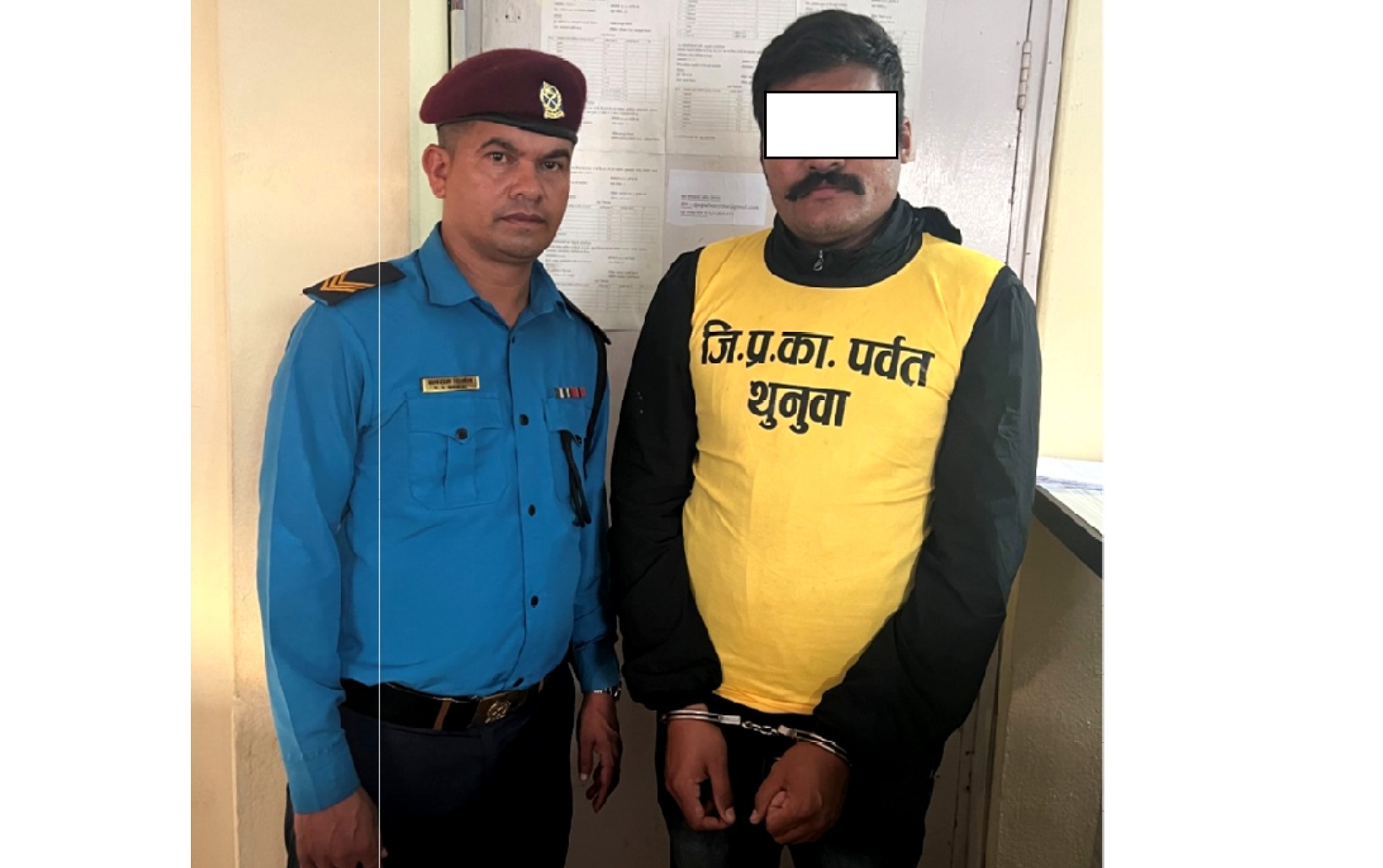 जबरजस्ती करणी मुद्दाका फरार प्रतिवादी पक्राउ