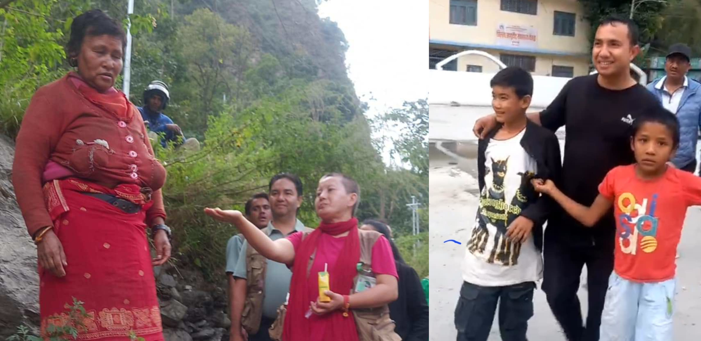 बेनीबाट सडक आश्रित ८ जनाको उद्धार