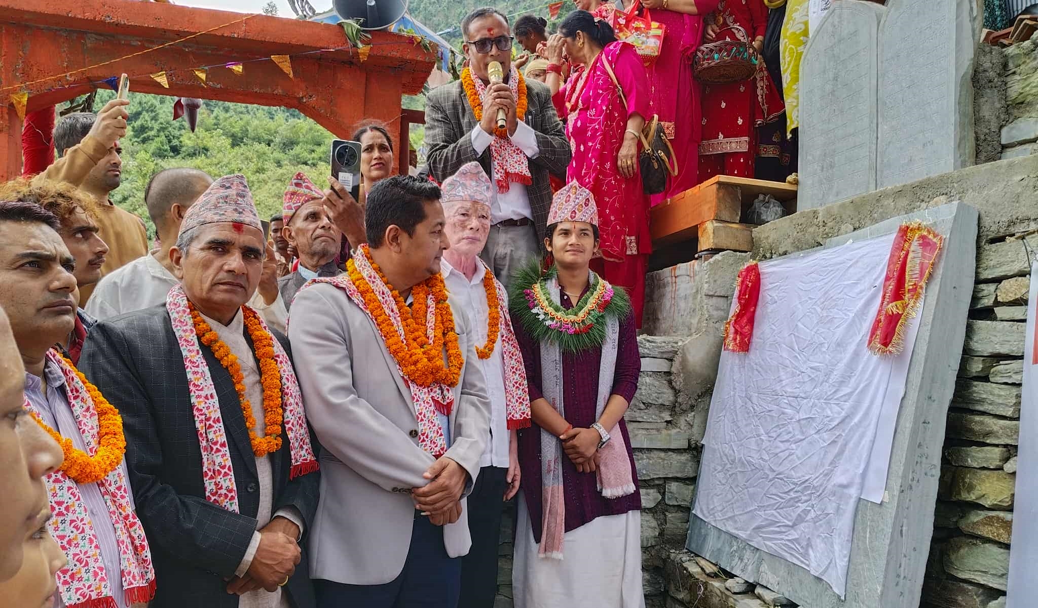 मालिका मन्दिरको उद्घाटन